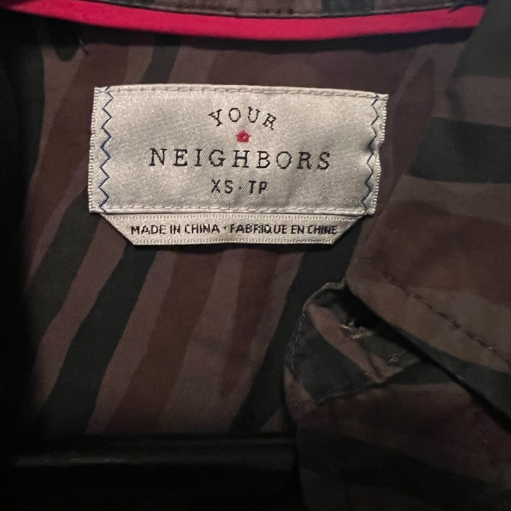 Your Neighbors Striped Shirt